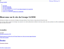 Tablet Screenshot of emploi.groupe-samse.fr